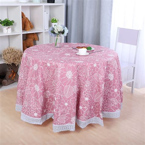 90 inch Round White Polyester Tablecloths for Weddings, Hotels, Restaurants and Catering Events Even with the popularity of 120 inch round polyester tablecloths, 90 inch round tablecloths still reign as the go-to table linen for weddings, restaurants, catering services and corporate events. . Round table cloth walmart